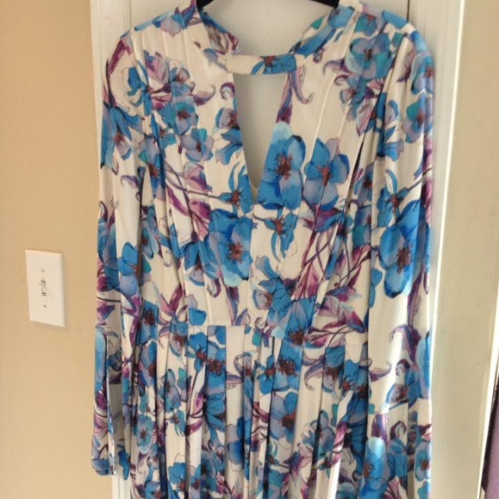 Free people floral dress size 0